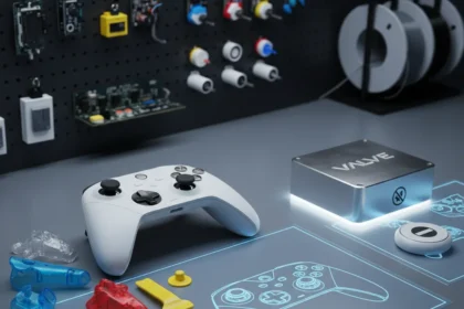 Steam Controller CAD files open-source, but mods have limits — AI-generated illustration