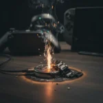 Steam Controller charging puck fire hazard sparks safety alert