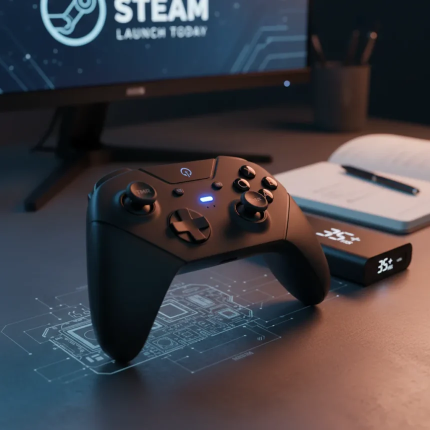 Steam Controller launch: specs, price, and first impressions — AI-generated illustration