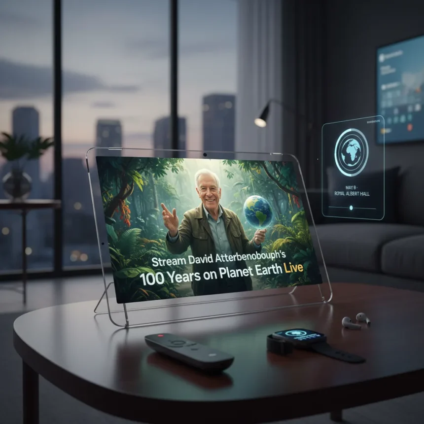 Stream David Attenborough's 100 Years on Planet Earth Live