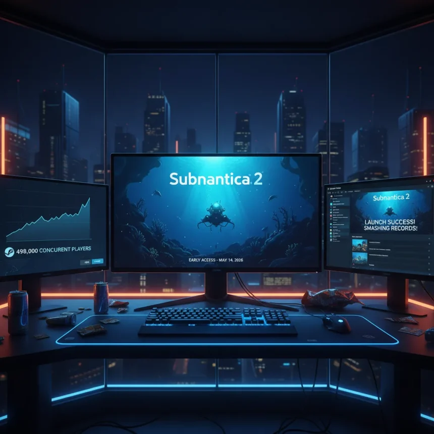 Subnautica 2 Early Access launches to half a million Steam players