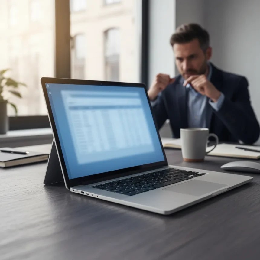Surface Laptop for Business privacy screen redefines laptop data protection