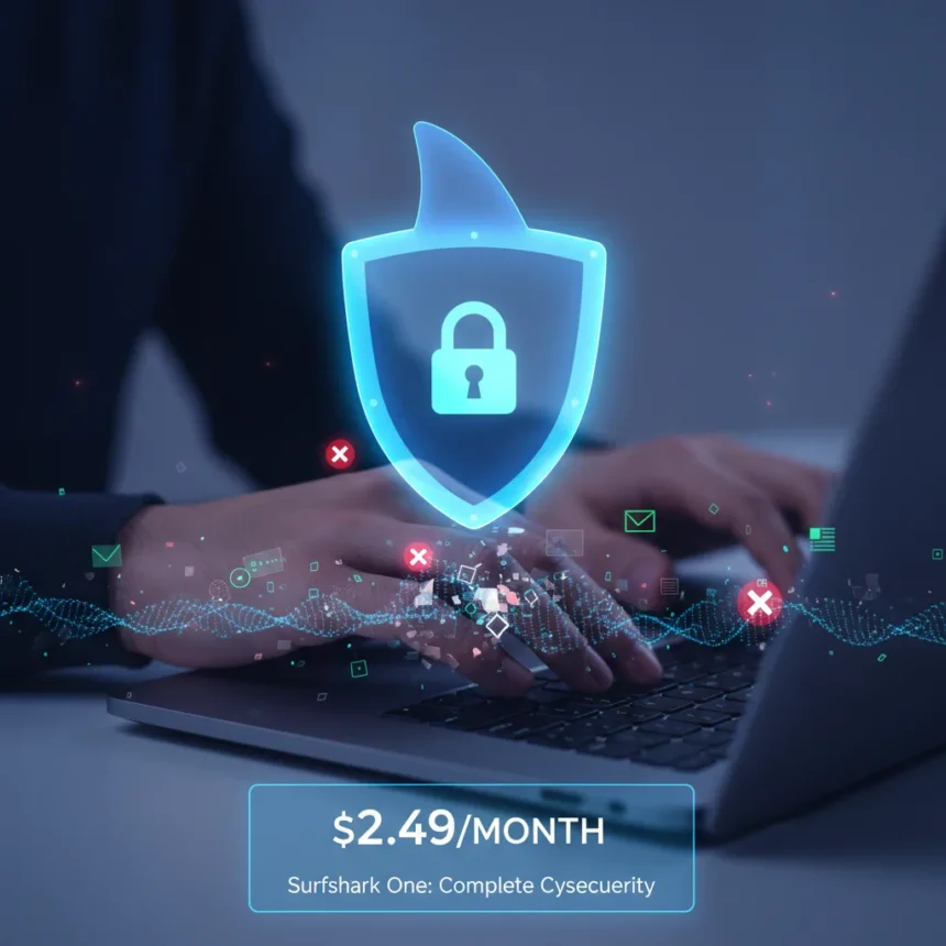 Surfshark One masks your digital footprint for under $2.50/month