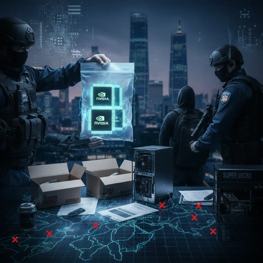 Taiwan's first formal crackdown on Nvidia AI chip smuggling