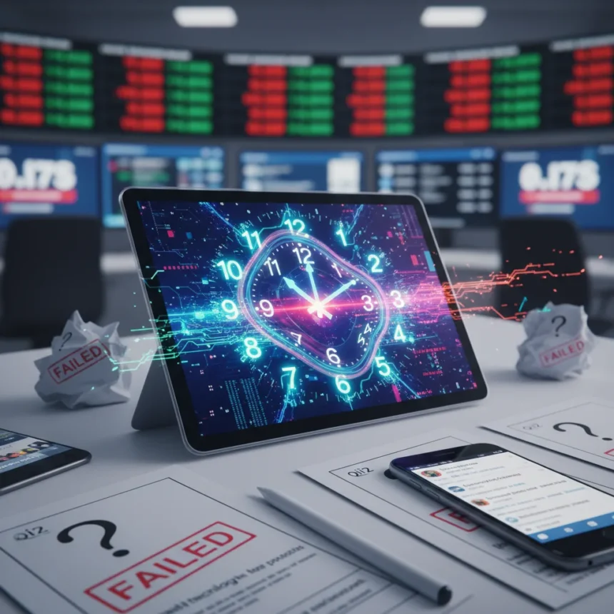 Tech quiz formats miss the mark on real-time news — AI-generated illustration
