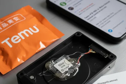 Temu's Fake 4TB External HDD Scam Exposes Storage Market Fraud — AI-generated illustration
