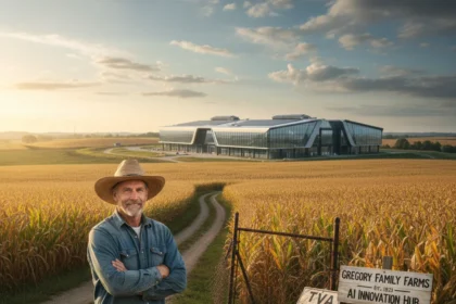 How a Tennessee farmer beat the TVA in the AI data center land grab — AI-generated illustration