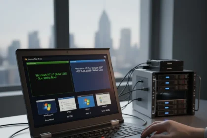 IBM ThinkPad T43 runs 26 years of Windows bare metal