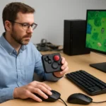 Engineer Transforms ThinkPad TrackPoint Into Gaming Accessibility Tool — AI-generated illustration