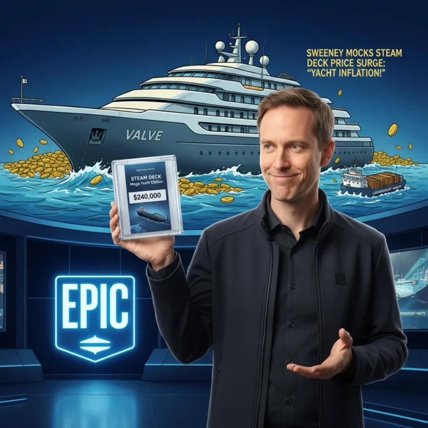 Tim Sweeney slams Steam Deck price hikes with megayacht jab
