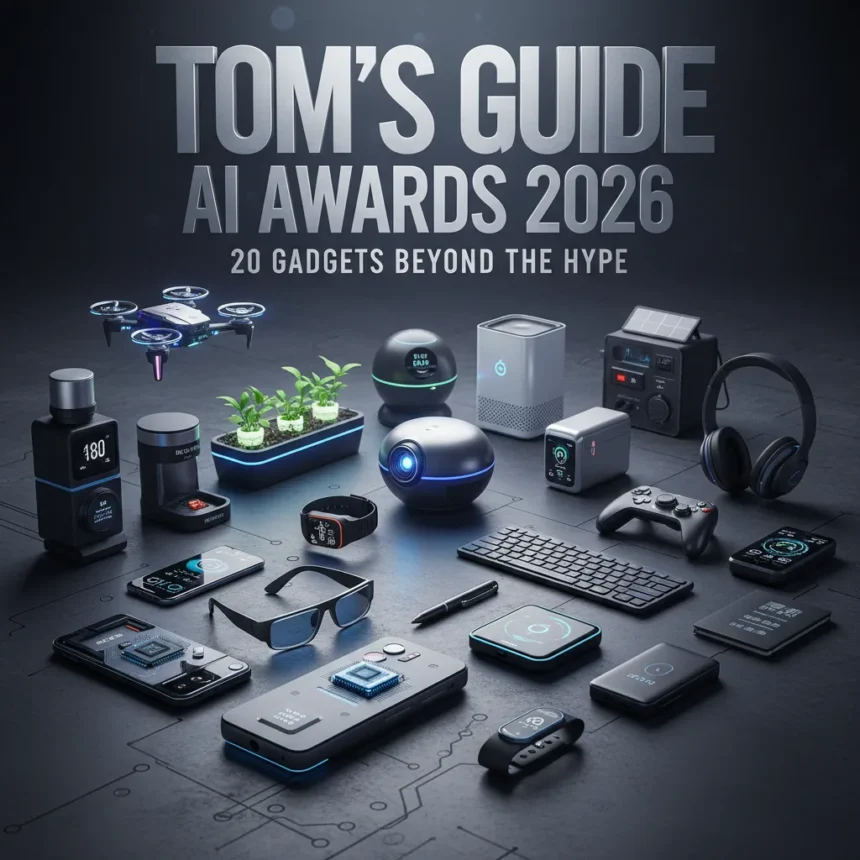 Tom's Guide AI Awards 2026: 20 gadgets beyond the hype — AI-generated illustration