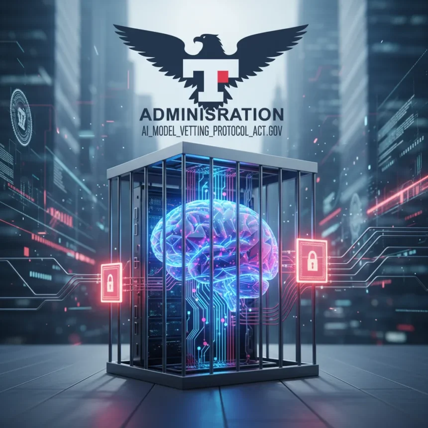 Trump Administration Eyes Mandatory AI Model Vetting Before Release — AI-generated illustration