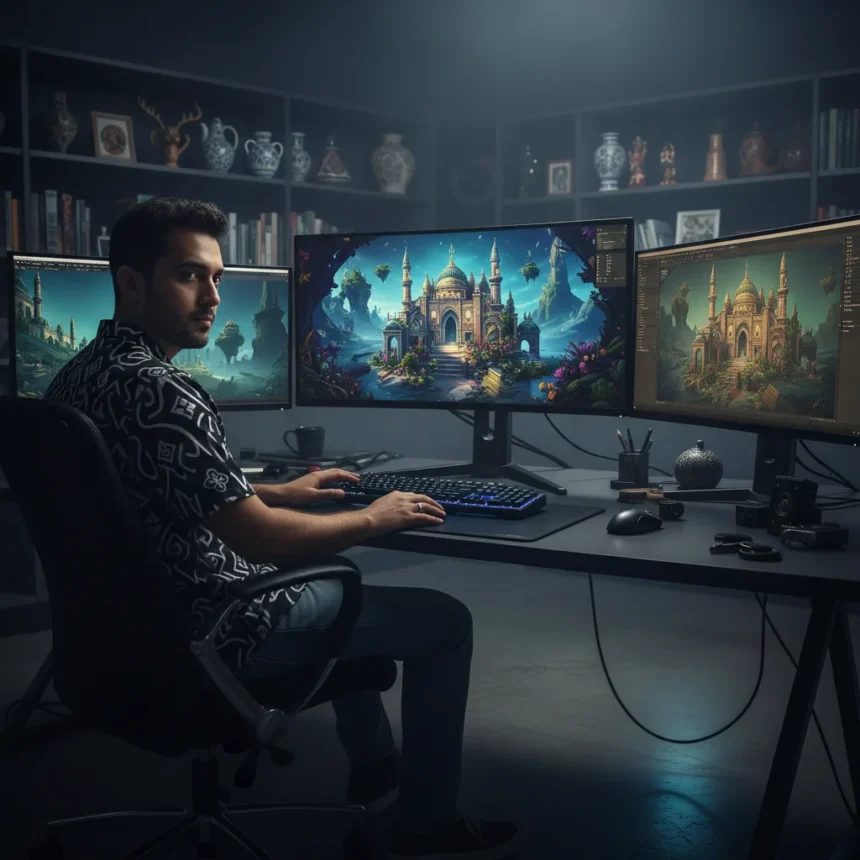 Self-taught Turkish artist builds mystical worlds in Unreal Engine 5