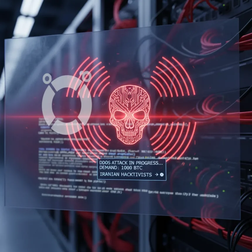 Ubuntu 26.04 LTS launch overshadowed by sustained DDoS attack — AI-generated illustration