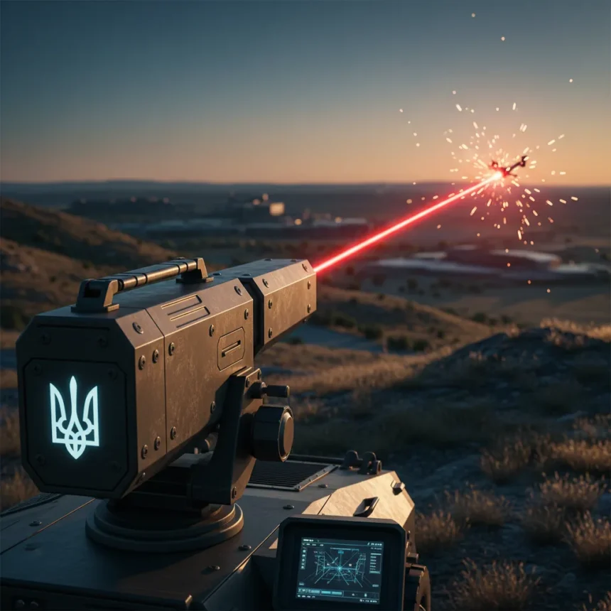 Ukraine's Tryzub laser weapon challenges Western air defense economics
