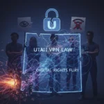Utah VPN law is technically impossible—and digital rights groups are furious — AI-generated illustration