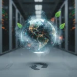 Video call carbon footprint: what you need to know — AI-generated illustration