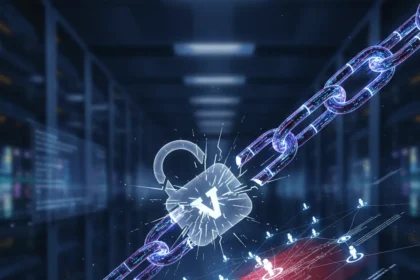Vimeo data breach exposes 119,000 users via supply chain attack — AI-generated illustration