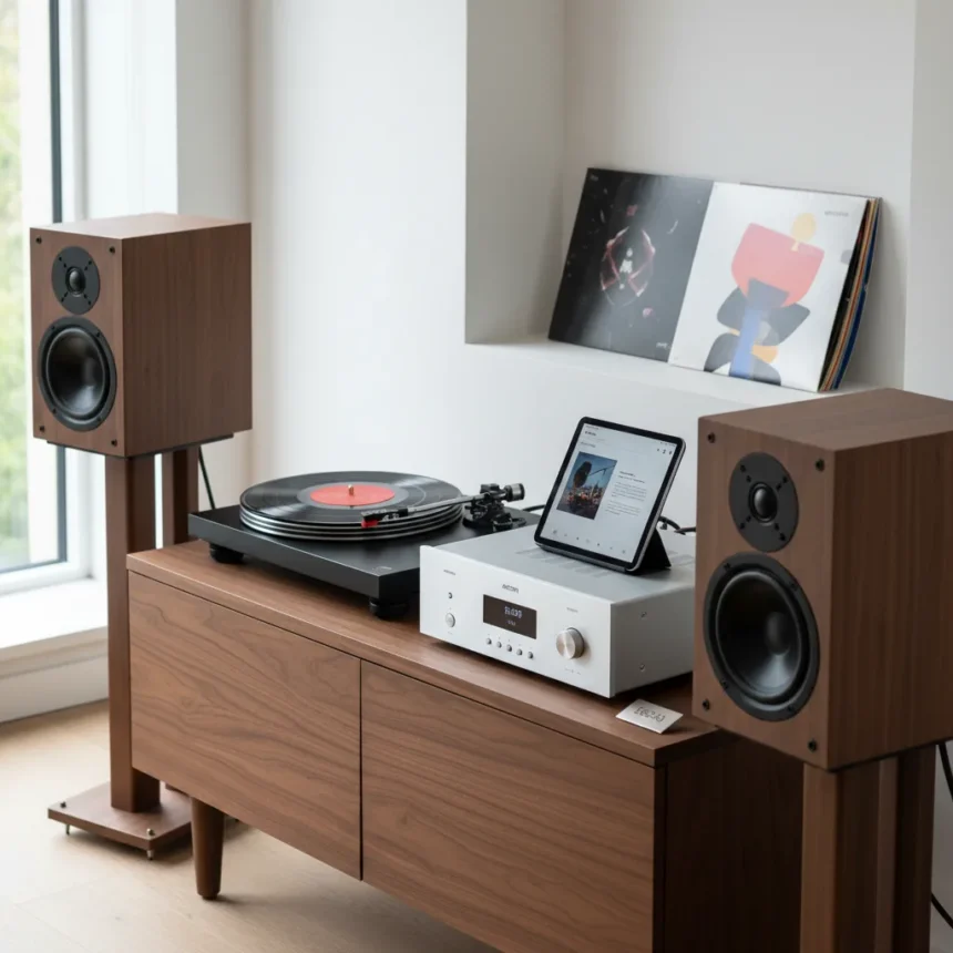 Premium vinyl-friendly hi-fi system balances streaming and analog