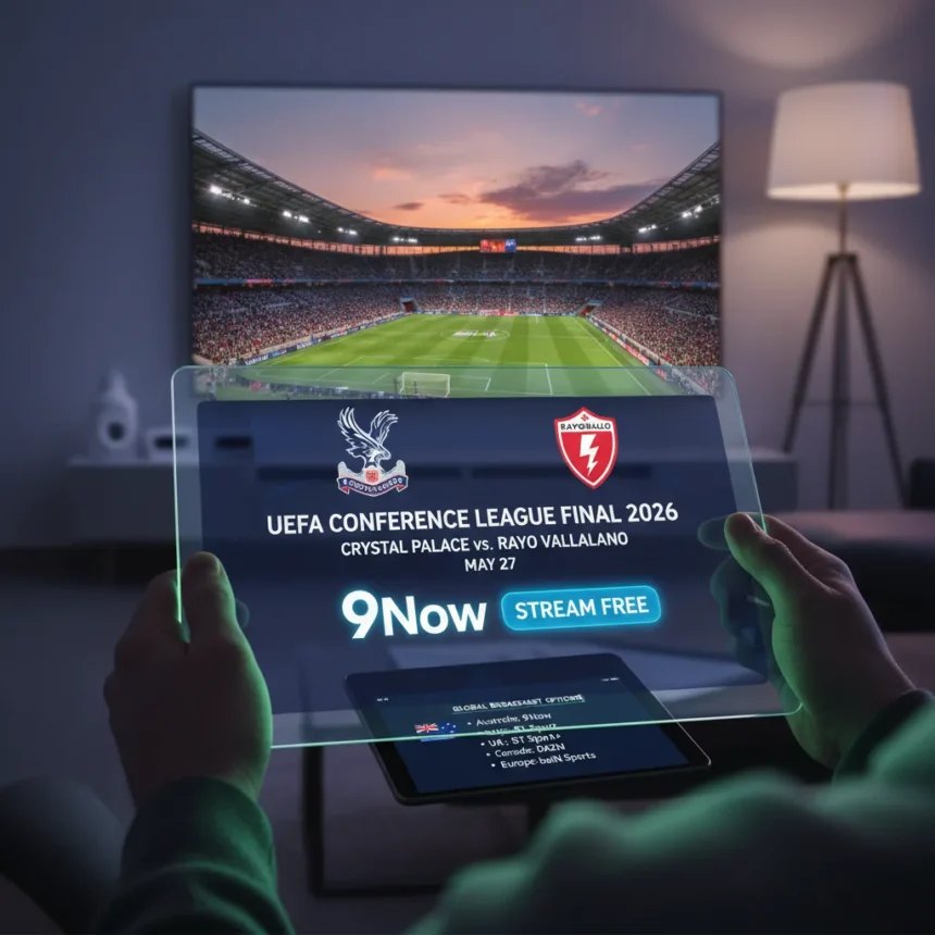 Watch UEFA Conference League final 2026 free on 9Now