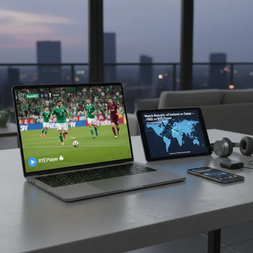 Watch Republic of Ireland vs Qatar Free on RTÉ Player