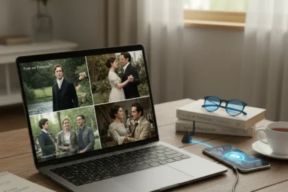 How to watch Pride and Prejudice online from anywhere — AI-generated illustration