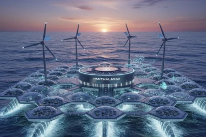 Wave-powered AI data centers could solve the energy crisis — AI-generated illustration
