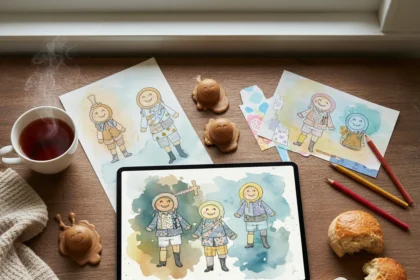 Wax Heads Is a Cosy Puzzler That Prioritizes Art Over Depth — AI-generated illustration