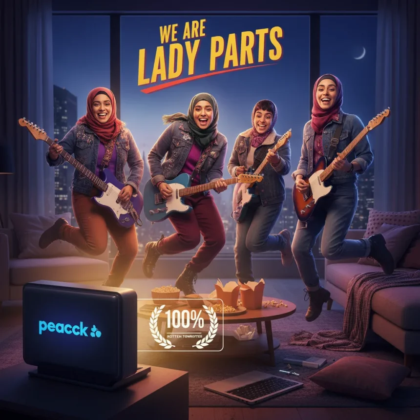 We Are Lady Parts on Peacock beats Sunday scaries — AI-generated illustration
