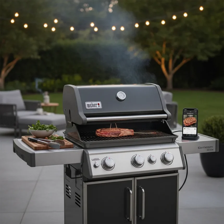 Weber Genesis EPX-335W App-Connected BBQ Outcooks Most Kitchen Ovens