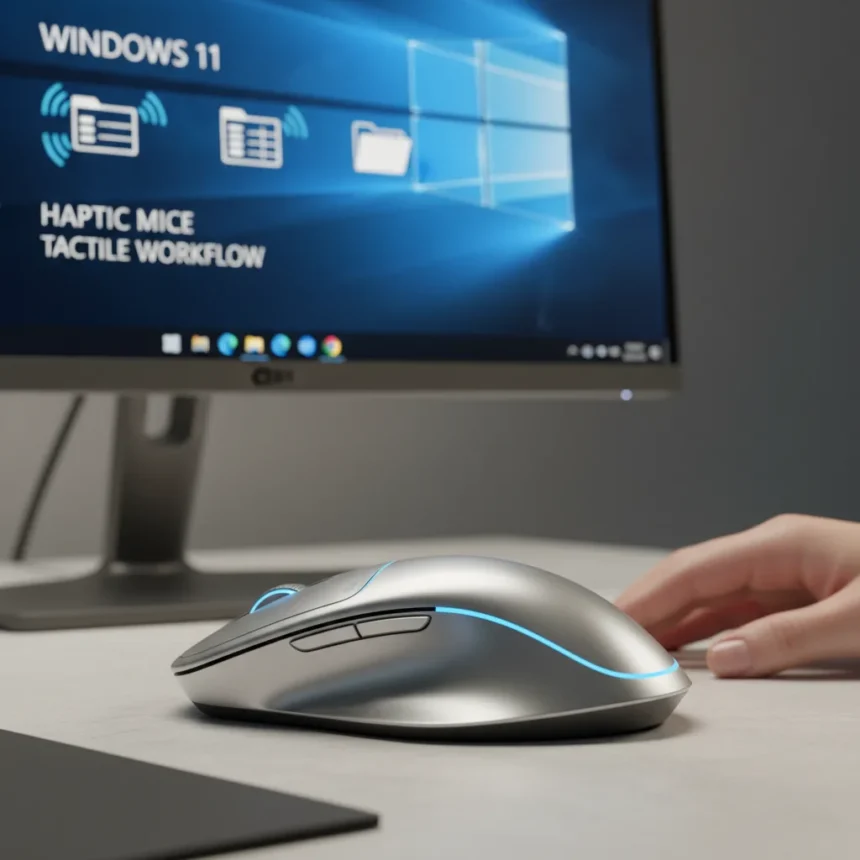 Windows 11 haptic mice bring tactile feedback to everyday work