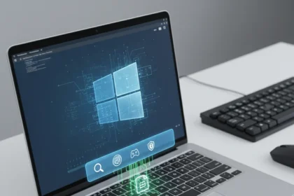 Windows 11 KB5083631 fixes explorer.exe, adds AI agents to taskbar — AI-generated illustration