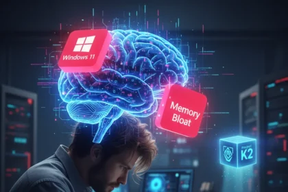 Windows 11 memory bloat forces users to RAM optimizers — AI-generated illustration