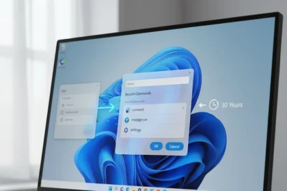 Windows 11's Run Box Finally Escapes 30 Years of Stagnation — AI-generated illustration