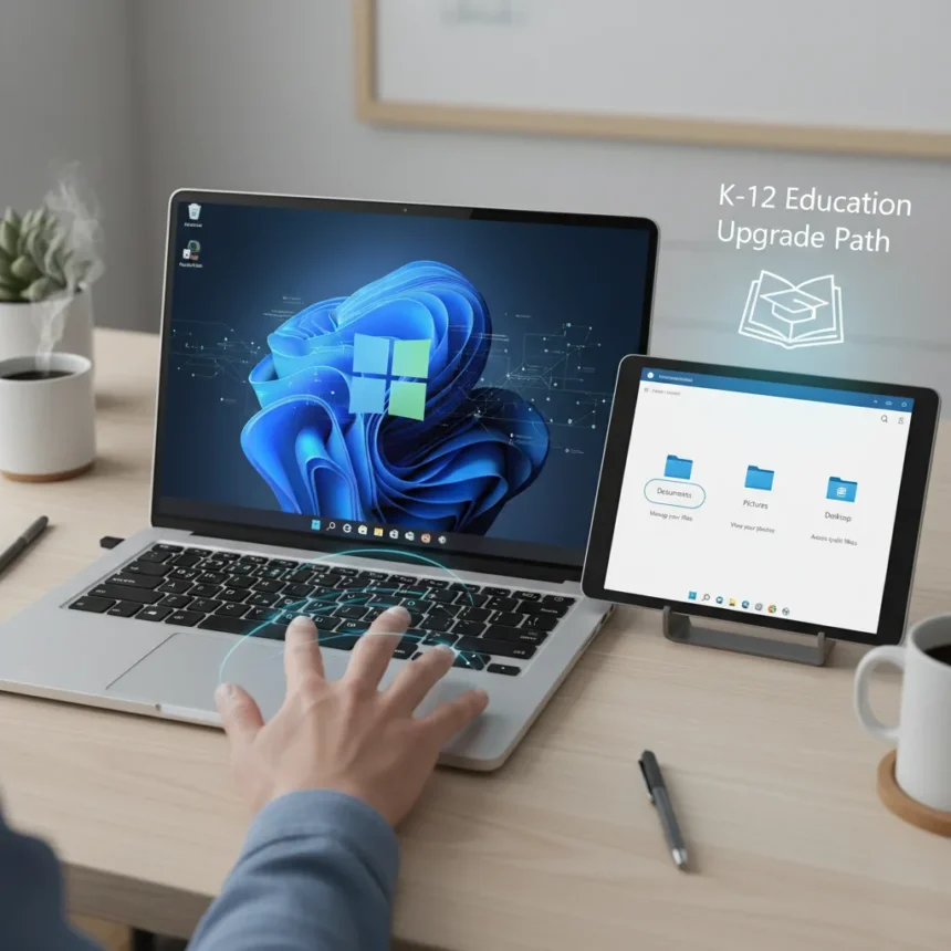 Windows Insider builds bring touchpad upgrades and File Explorer fixes — AI-generated illustration