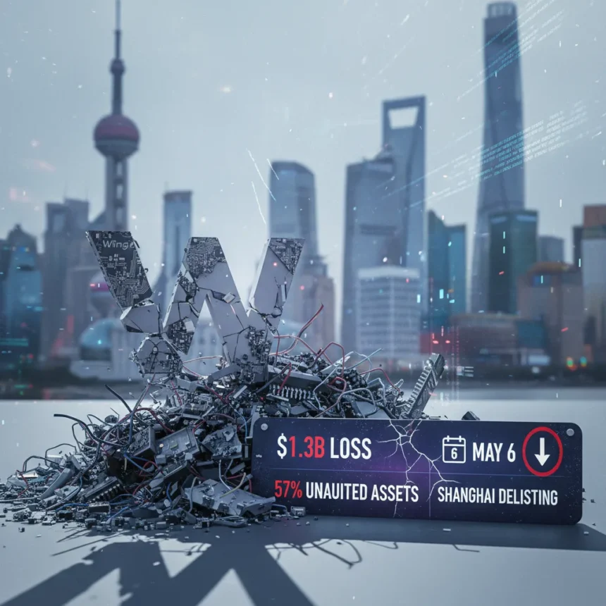 Wingtech faces Shanghai delisting as Nexperia audit collapses — AI-generated illustration