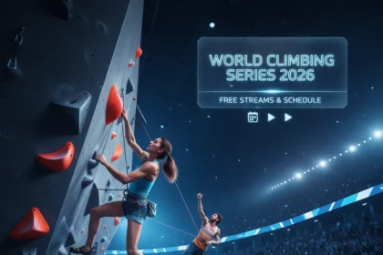 World Climbing Series 2026: Free streams and schedule — AI-generated illustration