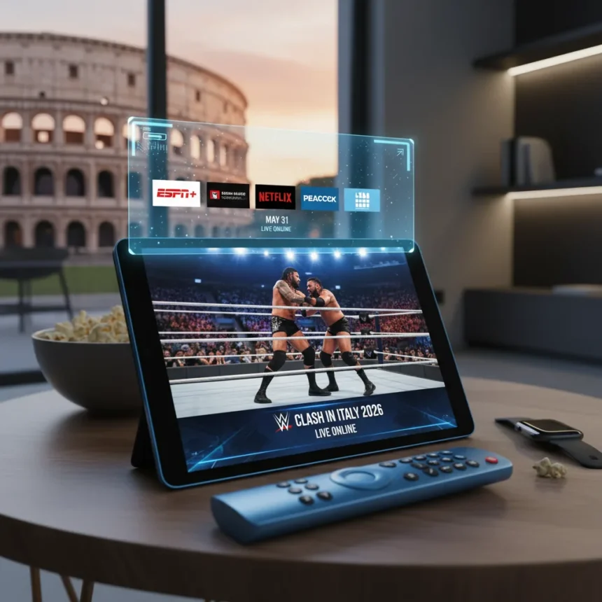WWE Clash in Italy 2026: How to watch live online
