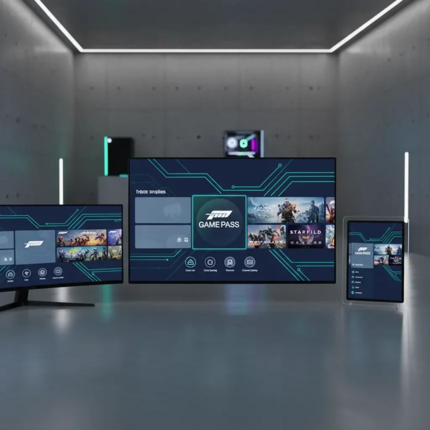 Xbox dashboard redesign cuts ads, unifies console and PC — AI-generated illustration