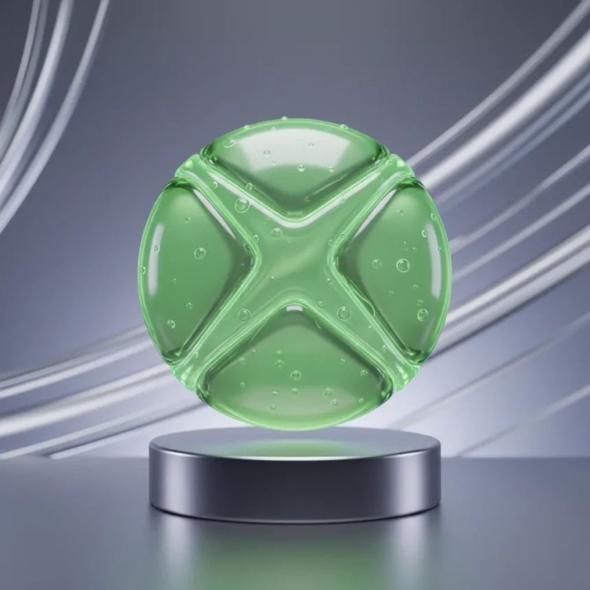 Xbox's new logo sparks Apple design debate — AI-generated illustration