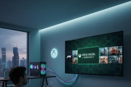 Xbox Mode brings console gaming to Windows 11 PCs — AI-generated illustration