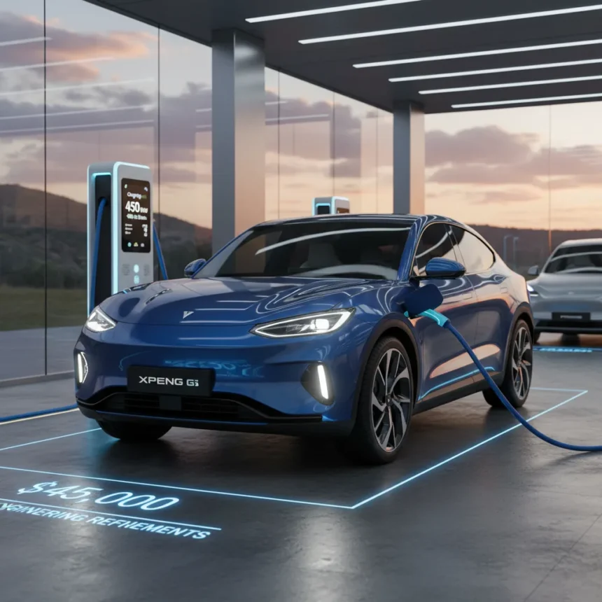 Xpeng G6 proves it's gunning for Tesla, not copying it — AI-generated illustration