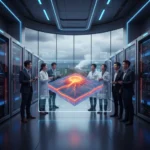 Chinese supercomputers solve Yellowstone's volcanic mystery — AI-generated illustration