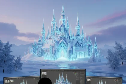 Yoojin Seong's Blender 3D workflow for fairy-tale castle design