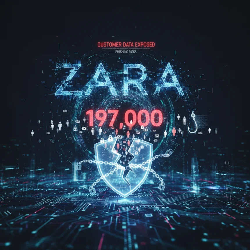 Zara data breach exposes 197,000 customers to phishing risks