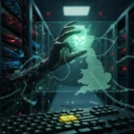 Zombie tech vulnerabilities fuel 67 million UK cyber attacks — AI-generated illustration