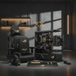Asus ROG 20th anniversary gear celebrates two decades with black and gold