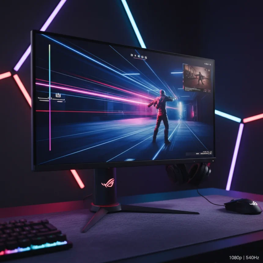 Asus ROG OLED esports monitor hits 540Hz at 1080p