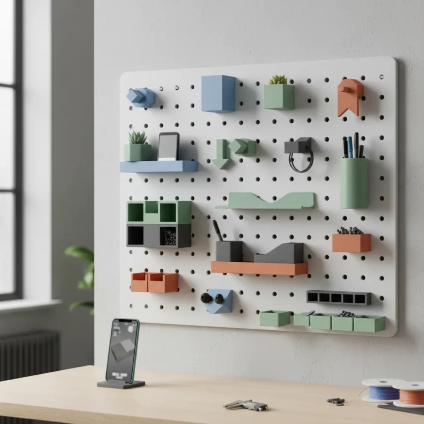 Best 3D prints for Ikea Skadis pegboards transform storage