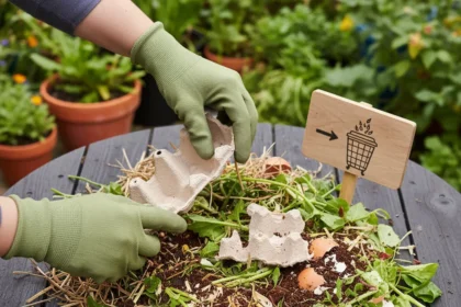 Cardboard egg cartons belong in your compost, not the trash